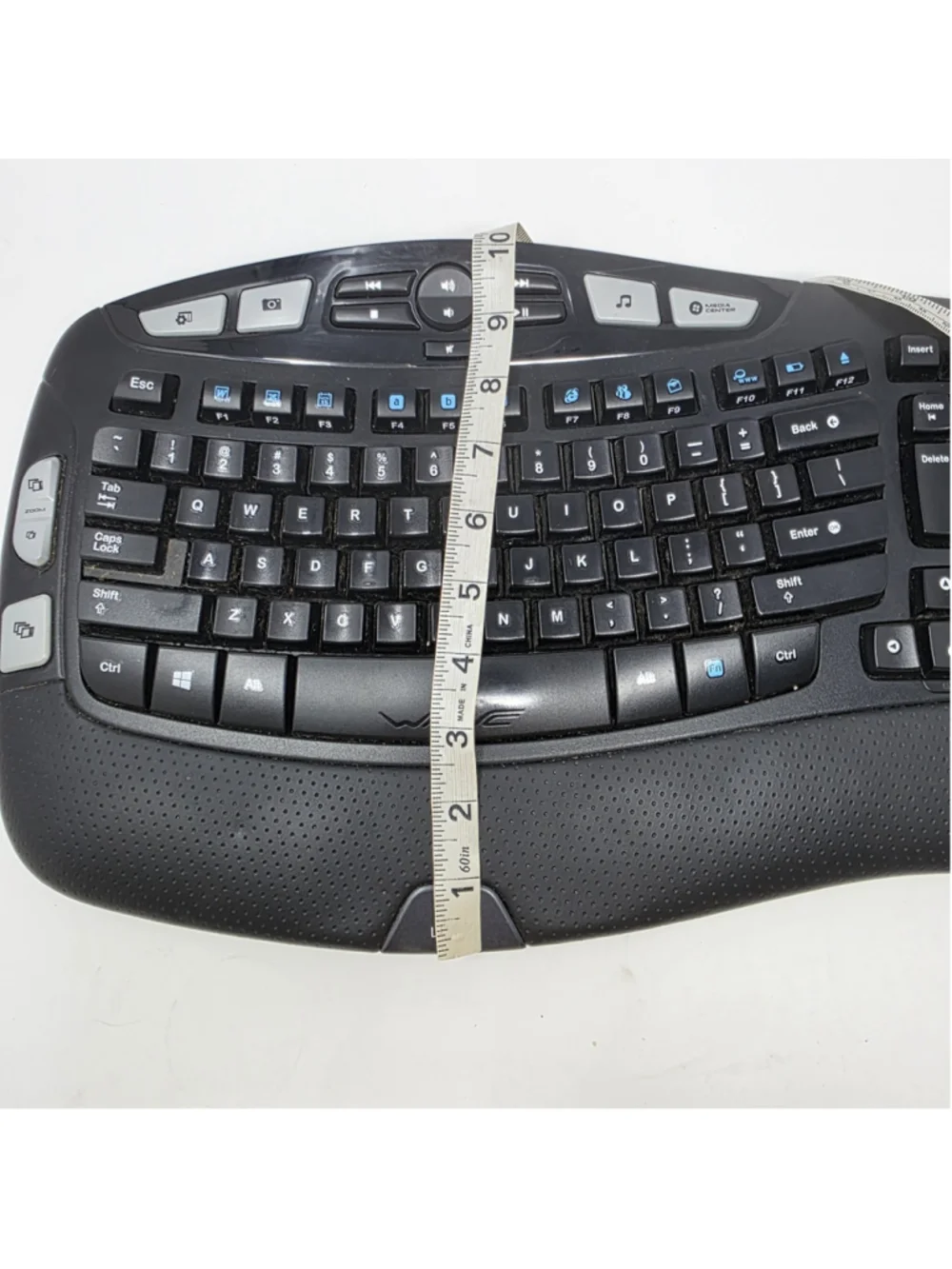 Logitech K350 Wave Comfort Ergonomic Wireless Keyboard No Dongle